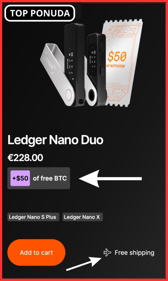 LEDGER NANO DUO KRIPTO NOVČANIK